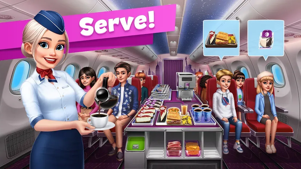 Airplane Chefs - Cooking Game (Эйрплейн Чефз) [МОД Меню] Screenshot 3