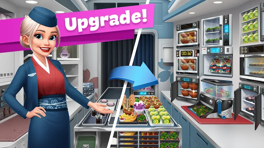 Airplane Chefs - Cooking Game (Эйрплейн Чефз) [МОД Меню] Screenshot 4