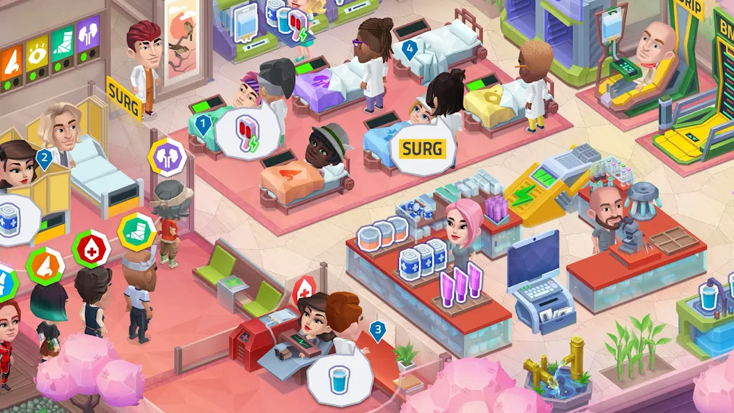 Happy Clinic: Hospital Game [МОД Unlocked] Screenshot 5