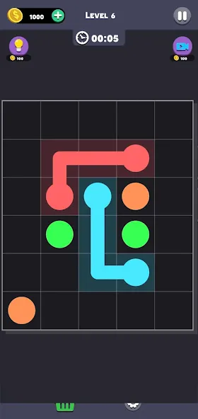 Same Color: Connect Two Dots (Сейм Колор Дот) [МОД Unlimited Money] Screenshot 3