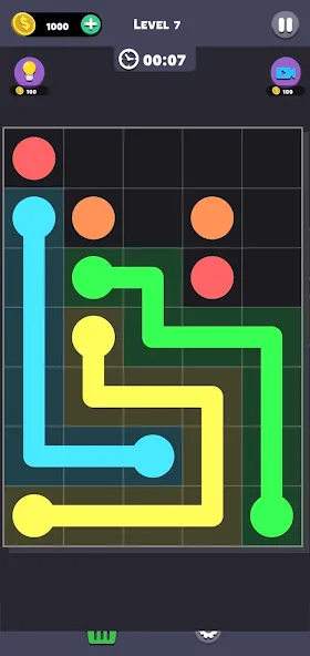 Same Color: Connect Two Dots (Сейм Колор Дот) [МОД Unlimited Money] Screenshot 4