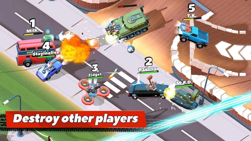 Crash of Cars (Краш оф Карс) [МОД Menu] Screenshot 1