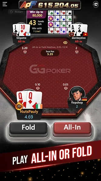 GGPoker UK - Real Online Poker (Покер Великобритания) [МОД Меню] Screenshot 5