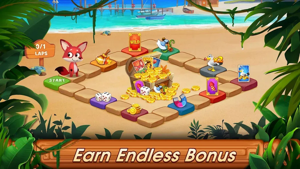 Solitaire Tripeaks: Card Games (Солитер Трипикс) [МОД Бесконечные деньги] Screenshot 5