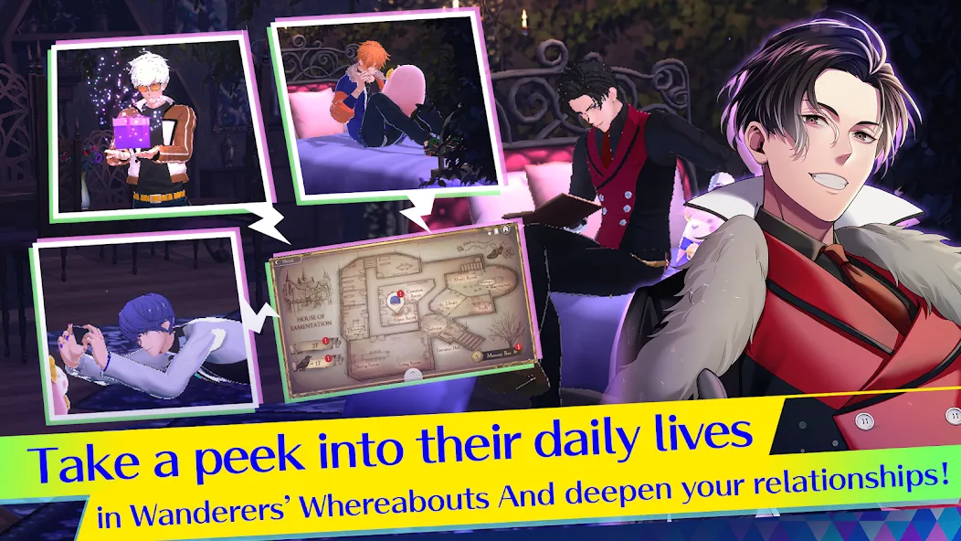 Otome Games Obey Me! NB [МОД Много монет] Screenshot 5