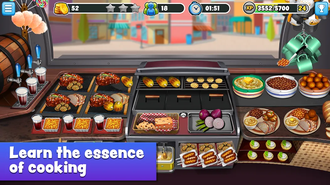Food Truck Chef™ Cooking Games (Фуд Трак Шеф) [МОД Unlocked] Screenshot 1