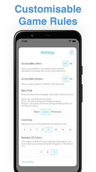 Color Lines (Цолор Линес) [МОД Menu] Screenshot 2