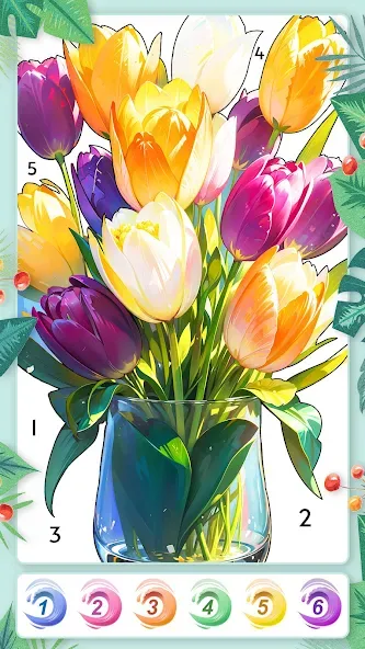 Season Summer Coloring Games [МОД Бесконечные деньги] Screenshot 4