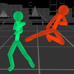 Скачать взлом Stickman Fighting Neon Warrior  [МОД Бесконечные монеты]