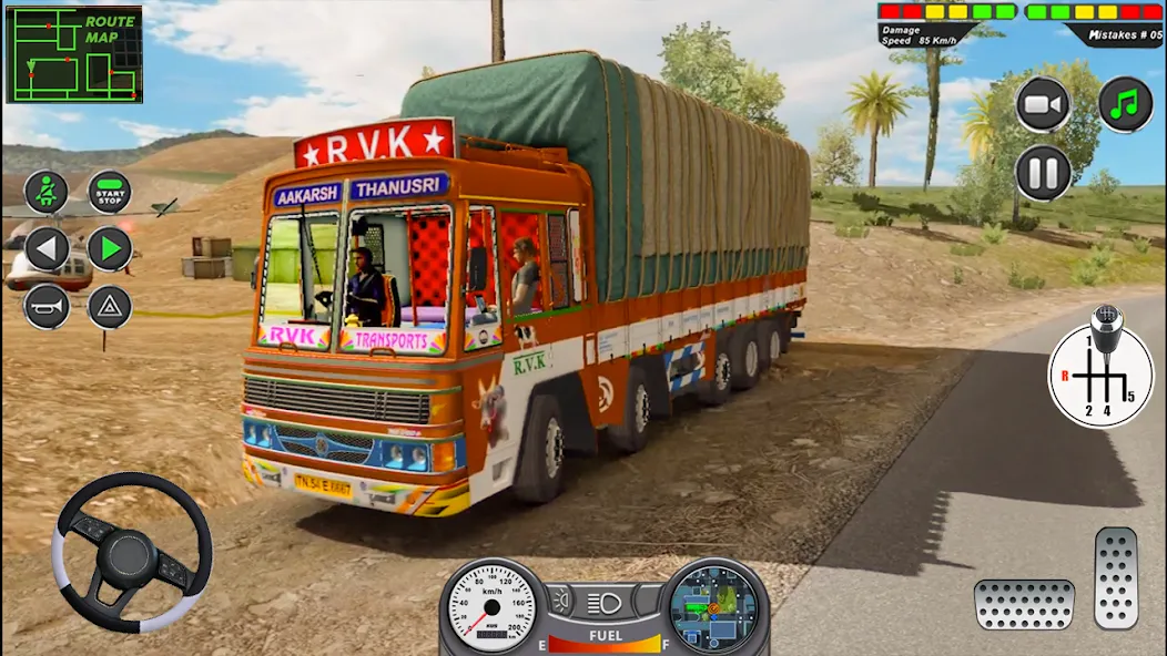 Indian Heavy Truck Delivery 3D [МОД Много денег] Screenshot 1