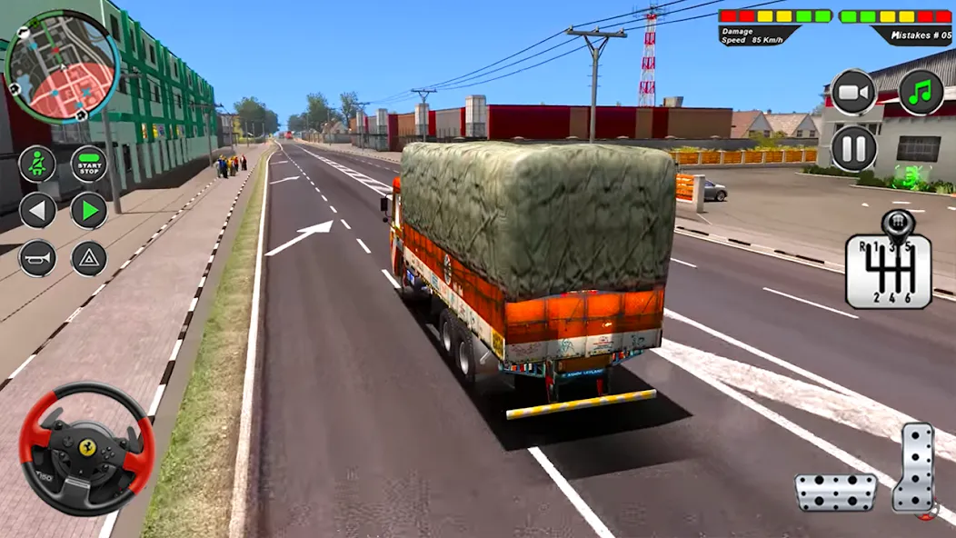 Indian Heavy Truck Delivery 3D [МОД Много денег] Screenshot 2