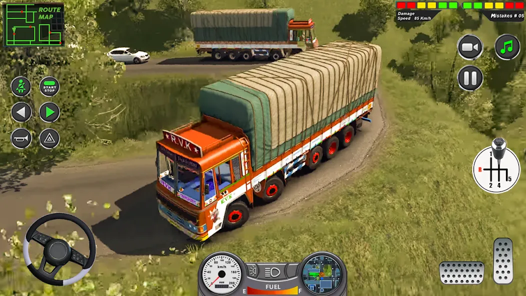 Indian Heavy Truck Delivery 3D [МОД Много денег] Screenshot 3