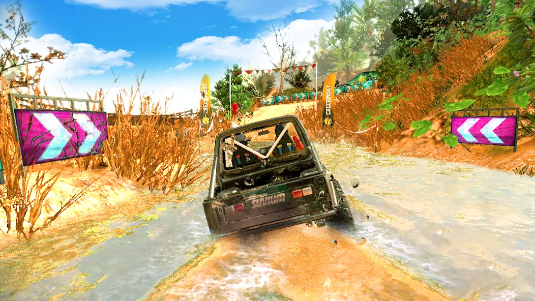 4X4 Offroad SUV Driving Games [МОД Много денег] Screenshot 4