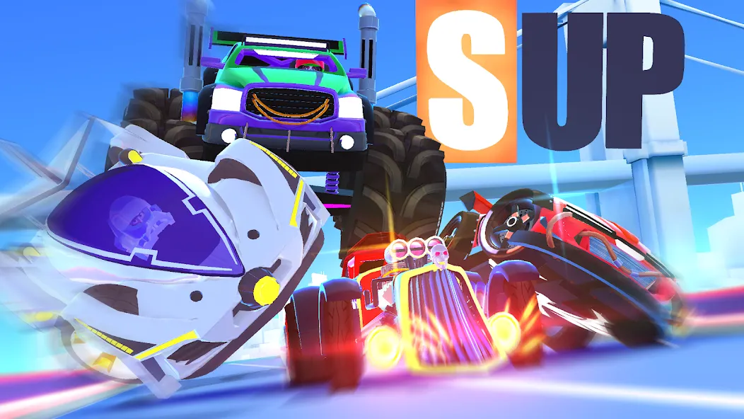 SUP Multiplayer Racing Games (СУП Мультиплеер Рейсинг) [МОД Бесконечные монеты] Screenshot 5
