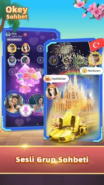 Okey Sohbet: 101 & batak (Окей Сохбет) [МОД Меню] Screenshot 4