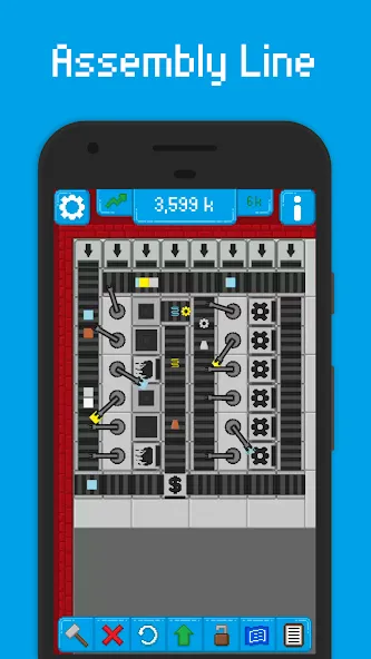 Assembly Line (Ассемблей Лайн) [МОД Все открыто] Screenshot 1
