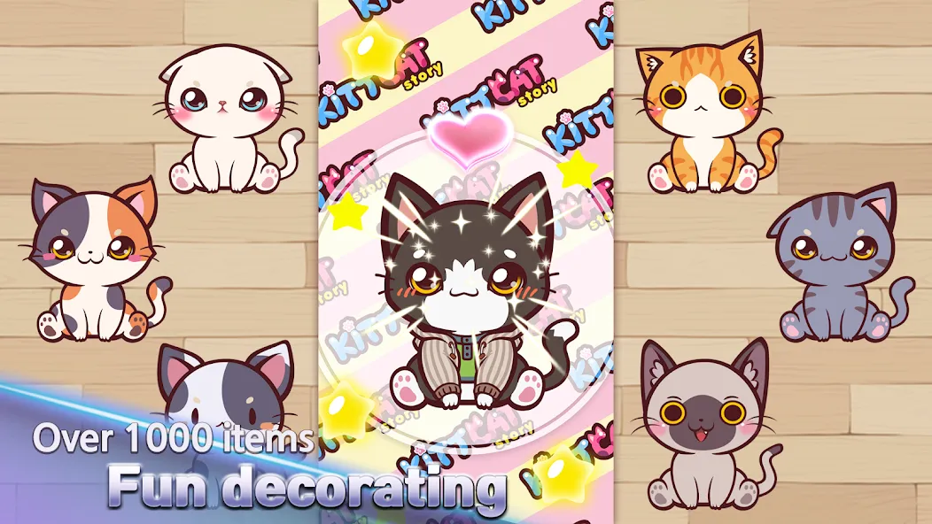 KittCat Story : Cat Maker (Киткэт Стори) [МОД Menu] Screenshot 5