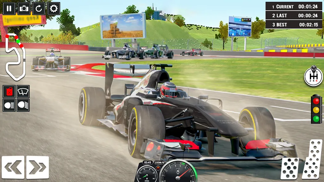 Formula Racing Car Racing Game [МОД Бесконечные монеты] Screenshot 2