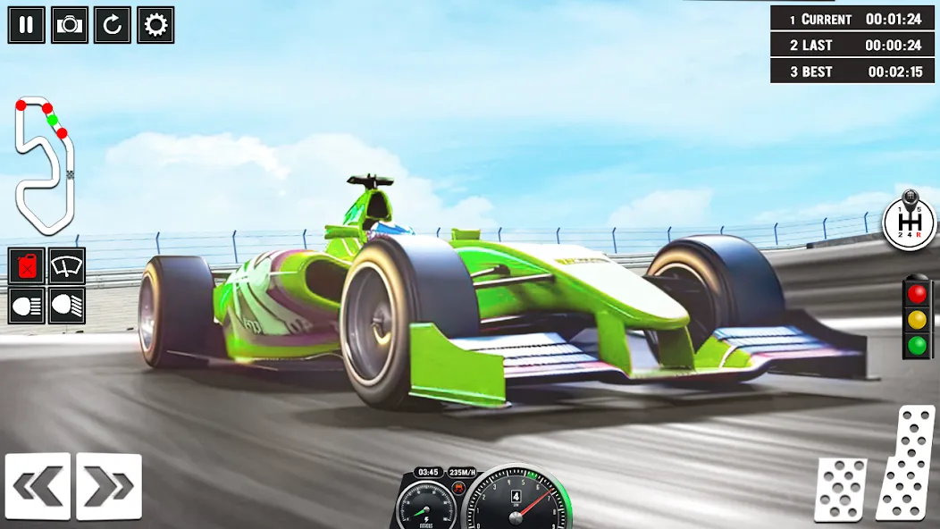 Formula Racing Car Racing Game [МОД Бесконечные монеты] Screenshot 5