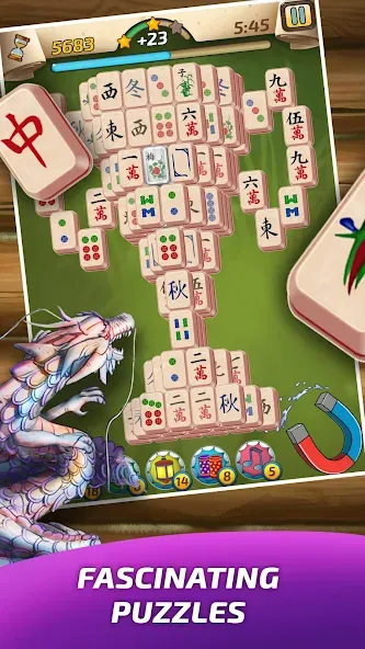Mahjong Village [МОД Mega Pack] Screenshot 1