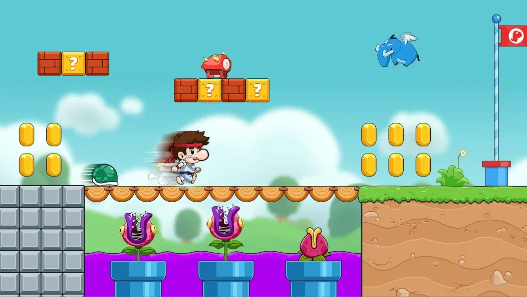 Bean's World Super: Run Games [МОД Unlocked] Screenshot 4