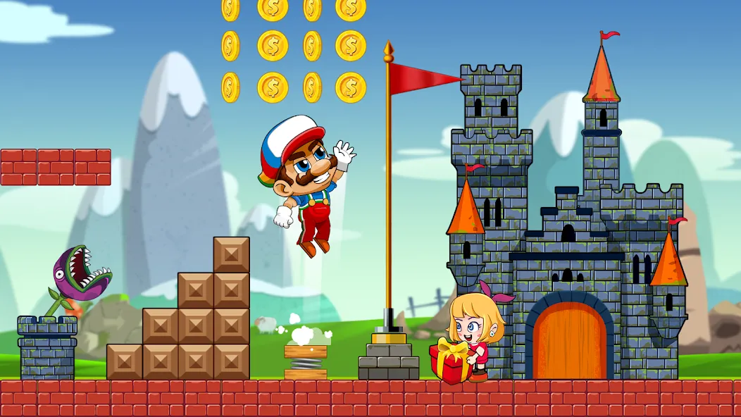 Super Bean Bros: Running Games (Супер Бин Приключение) [МОД Mega Pack] Screenshot 3