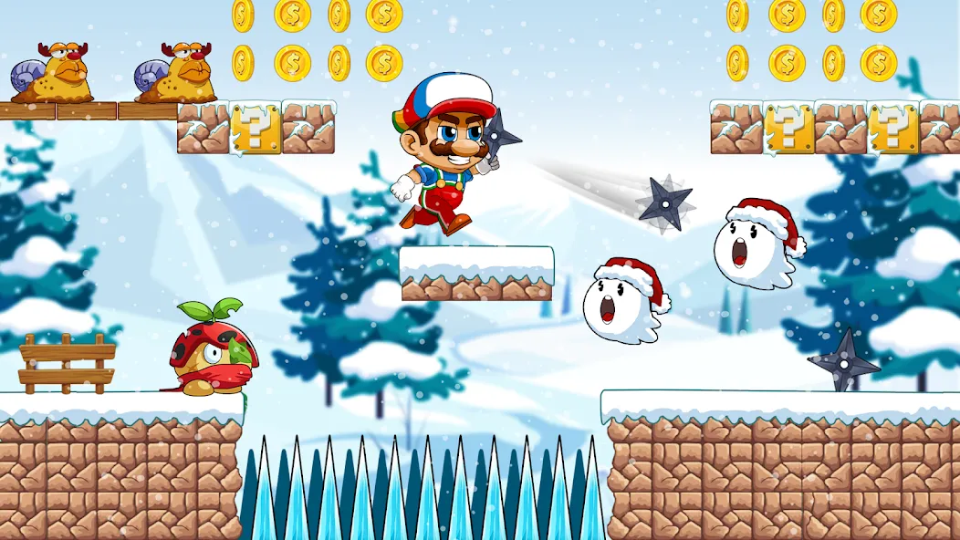 Super Bean Bros: Running Games (Супер Бин Приключение) [МОД Mega Pack] Screenshot 4