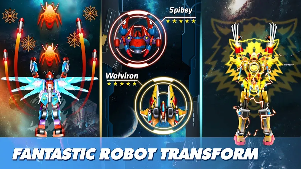 Thunder Fighter Superhero (Сандер Файтер) [МОД Бесконечные монеты] Screenshot 1