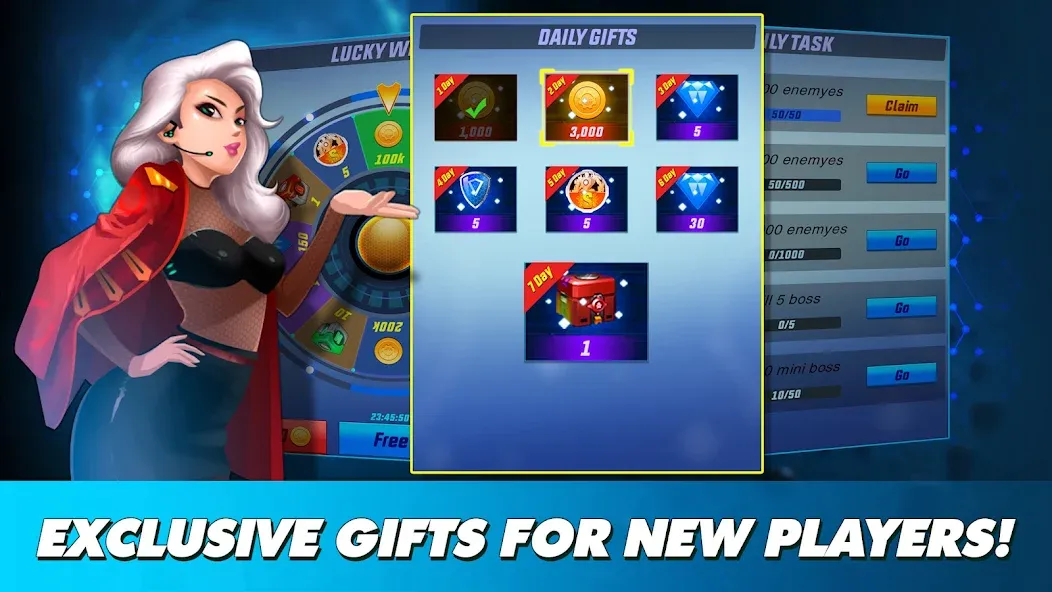 Thunder Fighter Superhero (Сандер Файтер) [МОД Бесконечные монеты] Screenshot 4