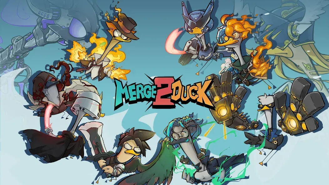 Merge Duck 2: Idle RPG (Мердж Дак 2) [МОД Бесконечные деньги] Screenshot 1