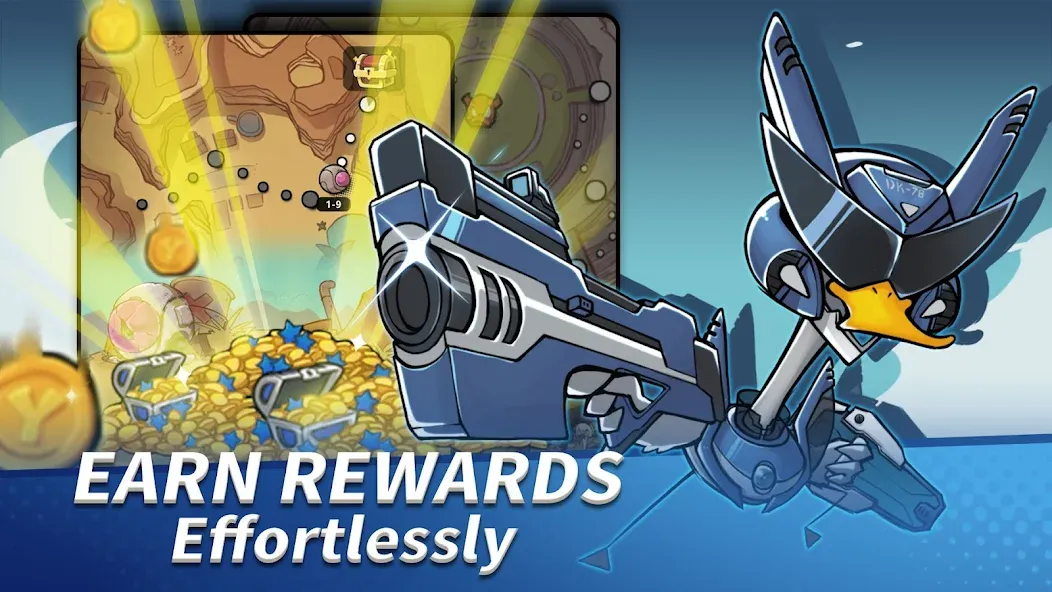 Merge Duck 2: Idle RPG (Мердж Дак 2) [МОД Бесконечные деньги] Screenshot 2