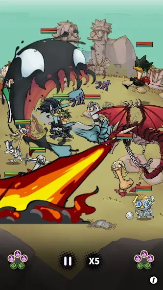 Merge Duck 2: Idle RPG (Мердж Дак 2) [МОД Бесконечные деньги] Screenshot 5