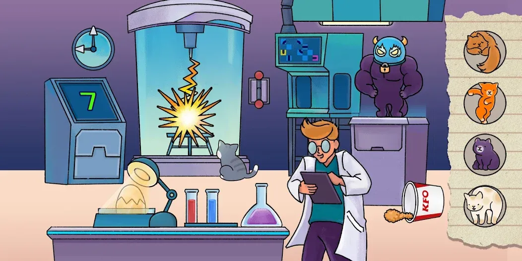 Find Hidden Cats—Detective Mio [МОД Меню] Screenshot 4