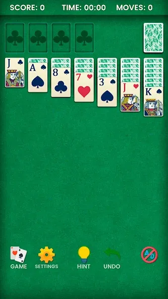 Klondike Solitaire (Клондайк солитер) [МОД Unlocked] Screenshot 1