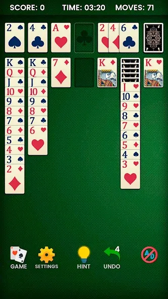 Klondike Solitaire (Клондайк солитер) [МОД Unlocked] Screenshot 4