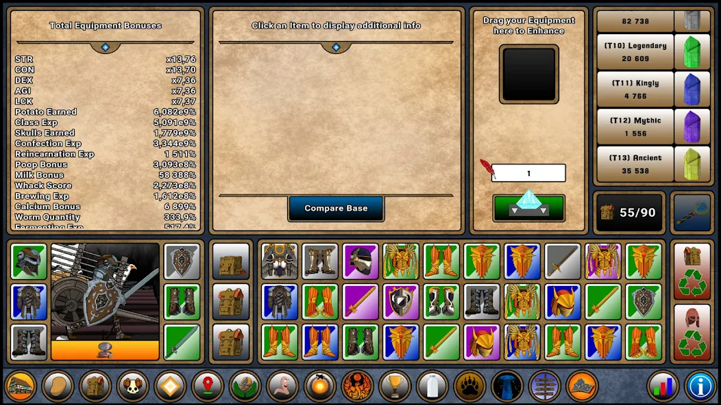 Farmer Against Potatoes Idle (Фармер против бездействия картошки) [МОД Menu] Screenshot 4