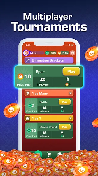 Carrom Blitz: Win Rewards (Карром Блиц) [МОД Unlimited Money] Screenshot 3