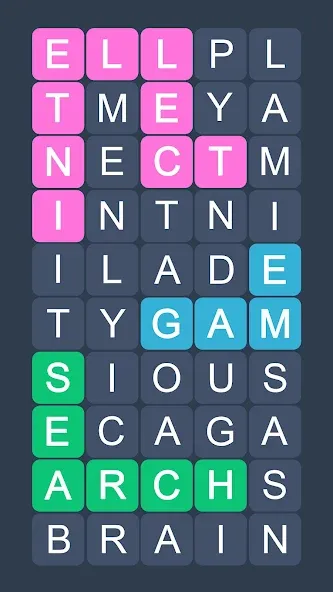 Word Search - Evolution Puzzle [МОД Все открыто] Screenshot 1