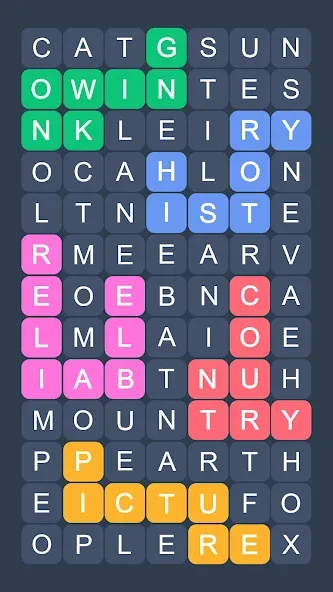 Word Search - Evolution Puzzle [МОД Все открыто] Screenshot 3