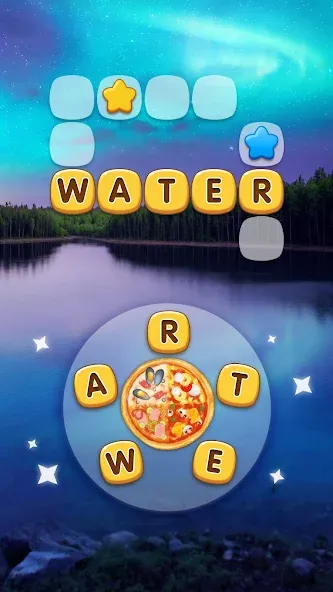 Word Pizza - Word Games [МОД Бесконечные монеты] Screenshot 4