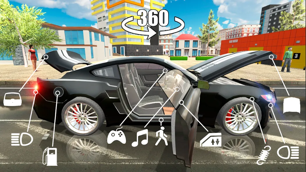 Car Simulator 2 [МОД Все открыто] Screenshot 1
