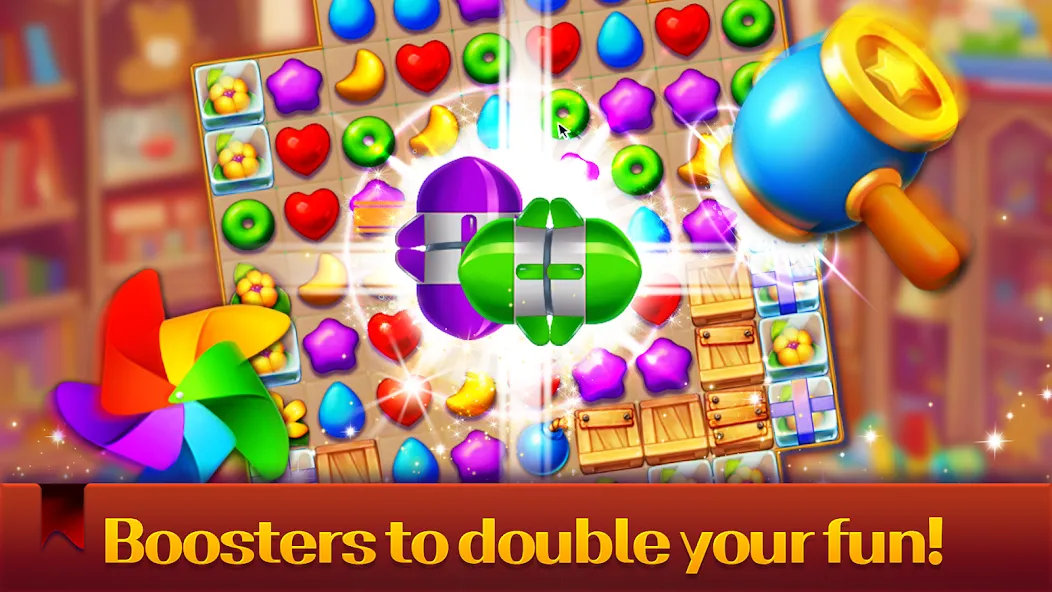 Toy Bear Sweet POP: Match 3 (Той Бир Свит ПОП) [МОД Много монет] Screenshot 3