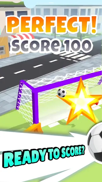 Crazy Kick! Fun Football game [МОД Много монет] Screenshot 1