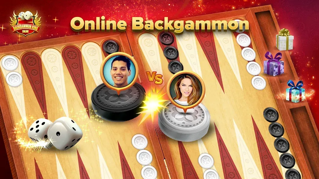 Backgammon King Online [МОД Unlocked] Screenshot 1