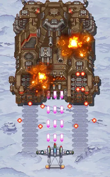 1945 Air Force: Airplane games (тысяча девятьсот сорок пять) [МОД Mega Pack] Screenshot 4