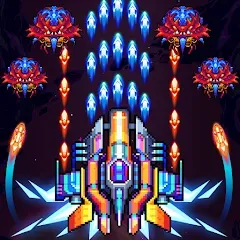 Взломанная Galaxiga Arcade Shooting Game (Галаксига)  [МОД Бесконечные монеты]