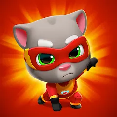 Взлом Talking Tom Hero Dash  [МОД Много монет]