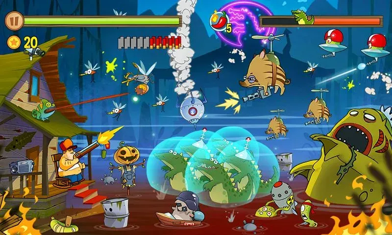 Swamp Attack (Свомп Аттак) [МОД Бесконечные монеты] Screenshot 4