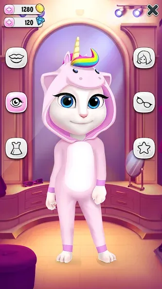 My Talking Angela [МОД Бесконечные монеты] Screenshot 4