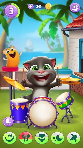 My Talking Tom 2 [МОД Все открыто] Screenshot 1